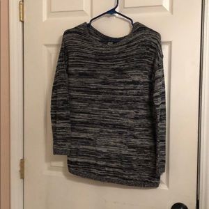 Black and white sweater